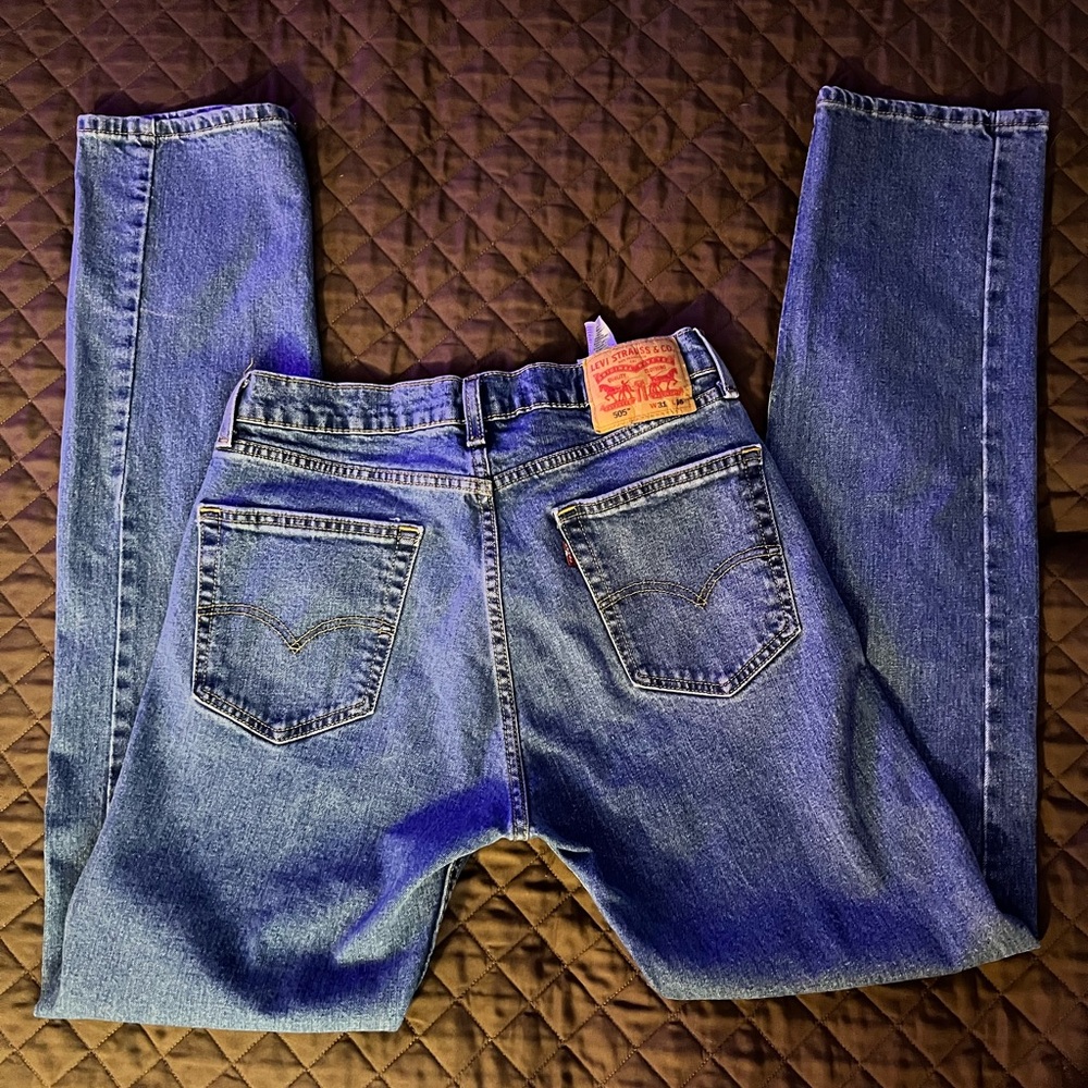 Levi's 505 Men's Straight Fit Denim Jeans